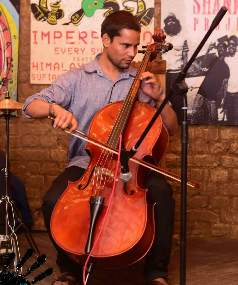 indian cello player tamil-nadu india